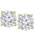 ფოტო #8 პროდუქტის Diamond Stud Earrings (2 ct. t.w.) in 14k White, Yellow or Rose Gold