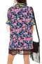 Фото #2 товара Topshop 150878 Women's Floral Multi Color Print Minidress Sz. 4 US