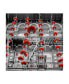 Alan Blaustein Red Lanterns on Gray Canvas Art - 15.5" x 21"