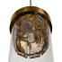 Фото #4 товара Потолочный светильник 91 x 11 x 45 cm Стеклянный Позолоченный Металл