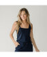 ფოტო #1 პროდუქტის Plus Size Viscose from Bamboo Ultra-Soft Square Neck Tank