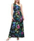 Women's Floral-Print One-Shoulder Maxi Dress