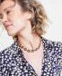 ფოტო #3 პროდუქტის Gold-Tone & Color Chunky Link Collar Necklace, 17" + 2" extender, Created for Macy's