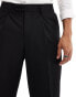 Selected Homme loose fit trousers in black