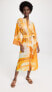 Фото #2 товара Jonathan Simkhai Women Odelia Marble Printed Cover Ups Flowy Sl Zinnia Marble, S