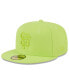 ფოტო #1 პროდუქტის Men's Neon Green San Francisco Giants 2023 Spring Color Basic 59FIFTY Fitted Hat