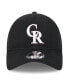 Фото #3 товара Men's Black Colorado Rockies 2024 Mother's Day 9TWENTY Adjustable Hat