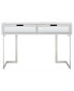 Enzo 2 Drawer Mirrored Desk