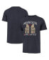 Men's Navy Distressed Minnesota Twins Regional Franklin T-shirt Синий, L - фото #1