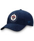 ფოტო #1 პროდუქტის Men's Navy Winnipeg Jets Authentic Pro Locker Room 2-Tone Flex Hat