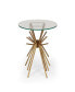 Фото #1 товара Glamorous Sunburst Glass Table