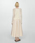 ფოტო #4 პროდუქტის Women's Pleated Midi Skirt