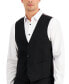 ფოტო #2 პროდუქტის Men's Slim-Fit Black Solid Suit Vest, Created for Macy's