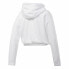 Women’s Hoodie Reebok Sportswear Cropped White