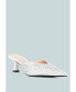 Фото #2 товара Women aldora rhinestones embellished satin mules