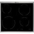 Фото #1 товара Варочная панель Electrolux EHF16240XK чёрная встраиваемая керамическая 4 зоны