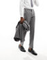 Фото #1 товара Ben Sherman flat front slim trouser in grey