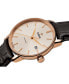 ფოტო #6 პროდუქტის Men's Swiss Automatic Coupole Classic Dark Brown Leather Strap Watch 38mm R22861115