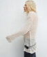 Фото #5 товара Women's Semi-Transparent Knitted Sweater