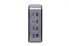 DIGITUS USB4 Docking Station 8K - USB Type-C™ - Wired - USB 3.2 Gen 1 (3.1 Gen 1) Type-C - 100 W - Black - Grey - MMC - MicroSD (TransFlash) - MicroSDHC - 7680 x 4320 pixels