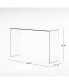 Фото #6 товара Cadyn Clear 12Mm Tempered Glass Console Table