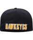 Фото #5 товара Men's Black Iowa Hawkeyes Reflex Logo Flex Hat