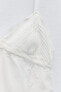Фото #14 товара Короткое платье с вышивкой ZARA