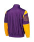 Men's Purple Distressed Minnesota Vikings 1992 Sideline Full-Zip Jacket
