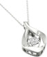 Фото #2 товара Twinkling Diamond Star diamond Framed Solitaire 18" Pendant Necklace (1/5 ct. t.w.) in 10k White Gold