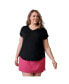 Фото #1 товара Plus Size Microtech Chill B Cool Tee