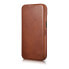Фото #6 товара Чехол для iPhone 14 Plus из натуральной кожи медленного воска MagSafe CE Oil Wax Premium Leather, коричневый от ICARER