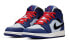 Jordan Air Jordan 1 Mid SE 中帮 复古篮球鞋 GS 白蓝 / Кроссовки Jordan Air Jordan BQ6931-400