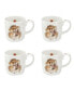 Royal Worcester The Diet Starts Tomorrow Mug - Set of 4