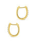 Ellerie Cubic Zirconia Micro Hoop Earrings