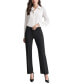 Фото #1 товара Petite Modern-Fit Mid-Rise Wide-Leg Pants