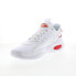 Фото #4 товара Reebok Solution Mid Mens White Synthetic Lace Up Athletic Basketball Shoes