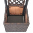 Фото #4 товара Poly-Rattan Rankgitter D76