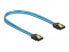 Фото #1 товара Delock 82121 - 0.2 m - SATA III - SATA 7-pin - SATA 7-pin - Male/Male - Blue