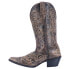 Laredo Vanessa Snip Toe Cowboy Womens Black, Brown Dress Boots 52050