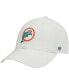 Фото #1 товара Men's White Miami Dolphins Clean Up Legacy Adjustable Hat
