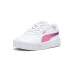 Фото #2 товара Puma Carina 2.0 Star Glow Slip On Toddler Girls White Sneakers Casual Shoes 393