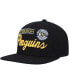 ფოტო #1 პროდუქტის Men's Black Pittsburgh Penguins Retro Lock Up Snapback Hat