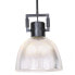 Фото #4 товара Потолочный светильник DKD Home Decor Стеклянный Серебристый Чёрный Metal 25,4 x 25,4 x 35,5 см (2 шт)