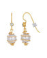 Фото #1 товара Imitation Pearl Wire Wrapped Drop Earring