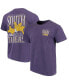 ფოტო #2 პროდუქტის Men's Purple LSU Tigers Welcome to the South Comfort Colors T-shirt