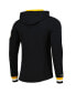 Фото #4 товара Men's Black Boston Bruins Legendary Slub Hoodie Long Sleeve T-shirt