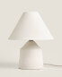 Metal ceramic table lamp