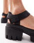 Timberland Everleigh platform sandal in black