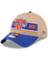 Men's Tan/Blue New York Knicks 2024 NBA Draft 9TWENTY Adjustable Hat Tan, Blue, OS - фото #1