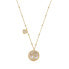 Charming gold-plated necklace Tree of life CLALCUG